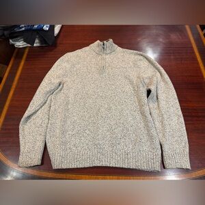 Chaps Men's Cream Zip-Up Sweater